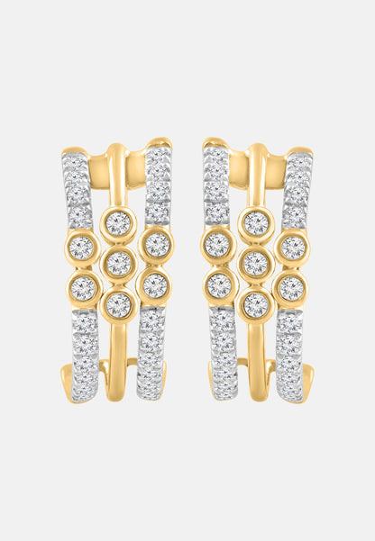 Diamant Exquis Earrings Gold
