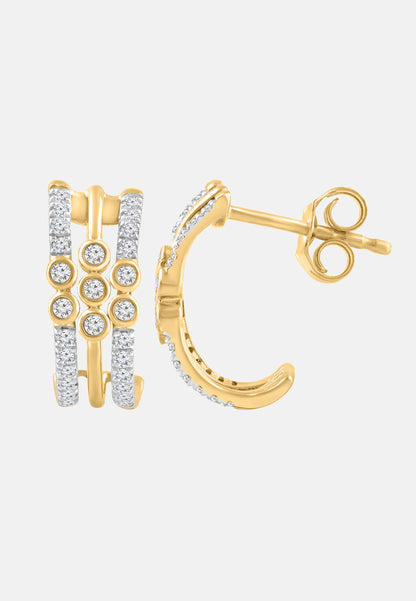 Diamant Exquis Earrings Gold