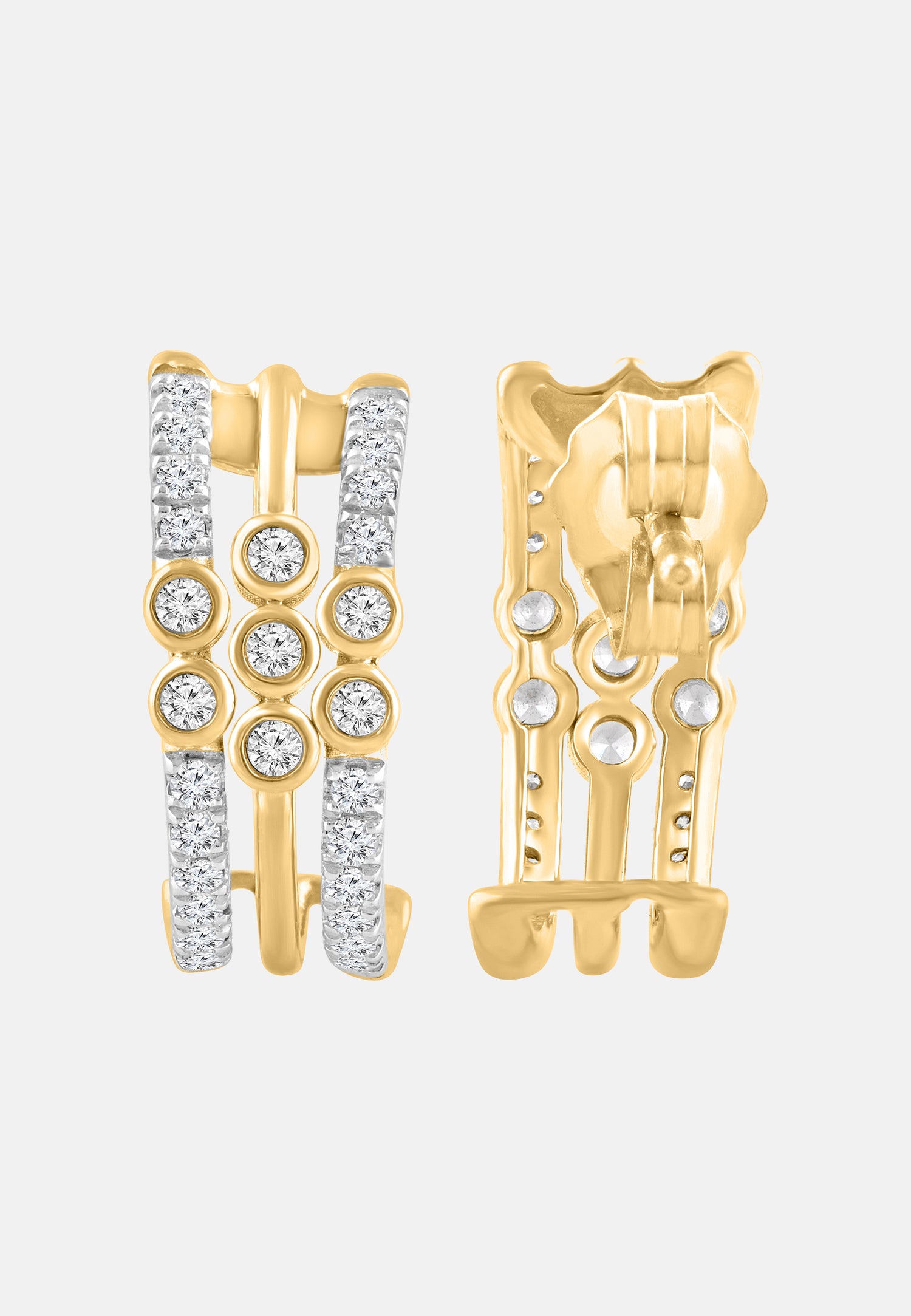 Diamant Exquis Earrings Gold