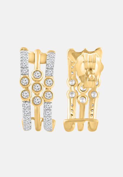 Diamant Exquis Earrings Gold