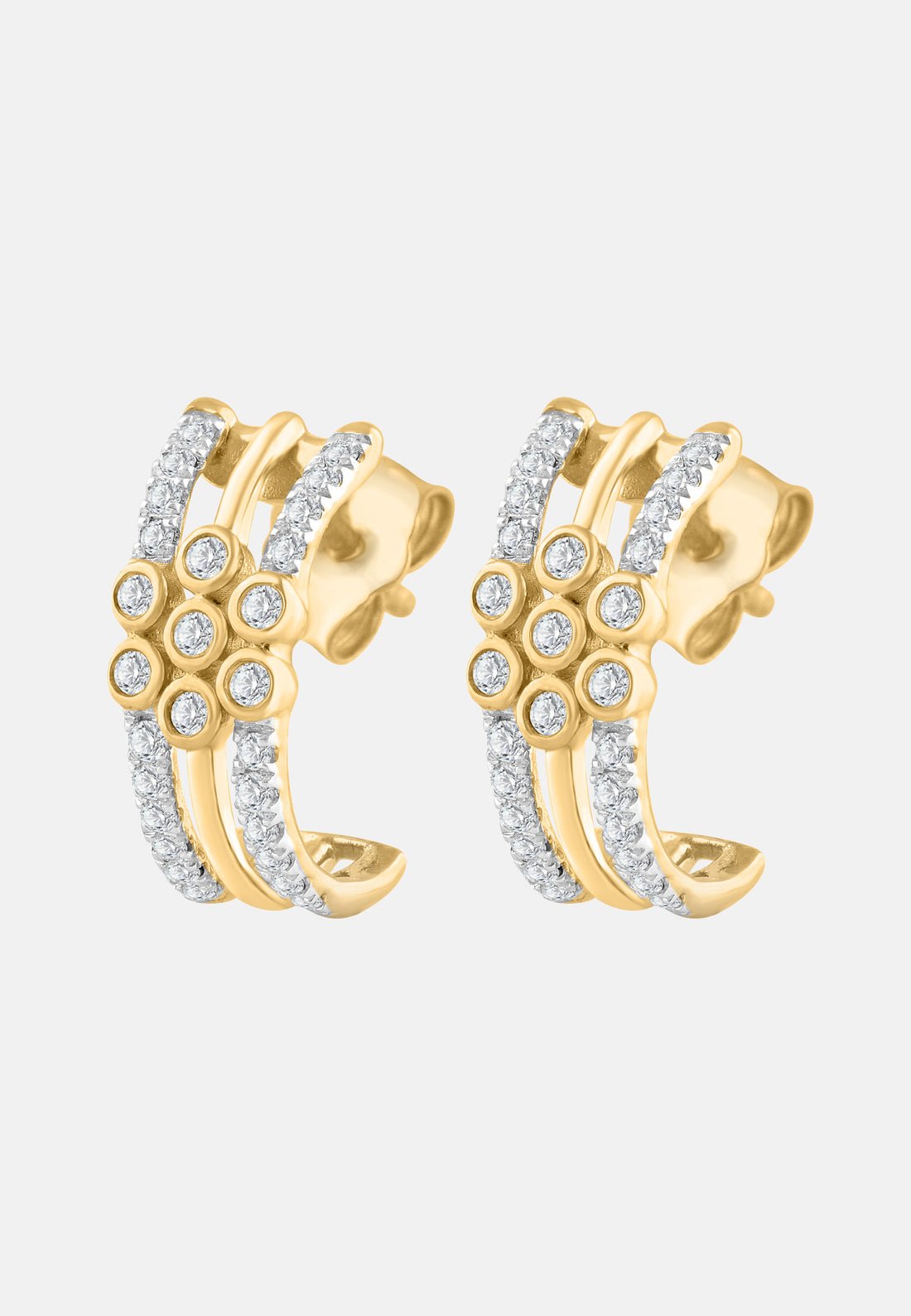 Diamant Exquis Earrings Gold