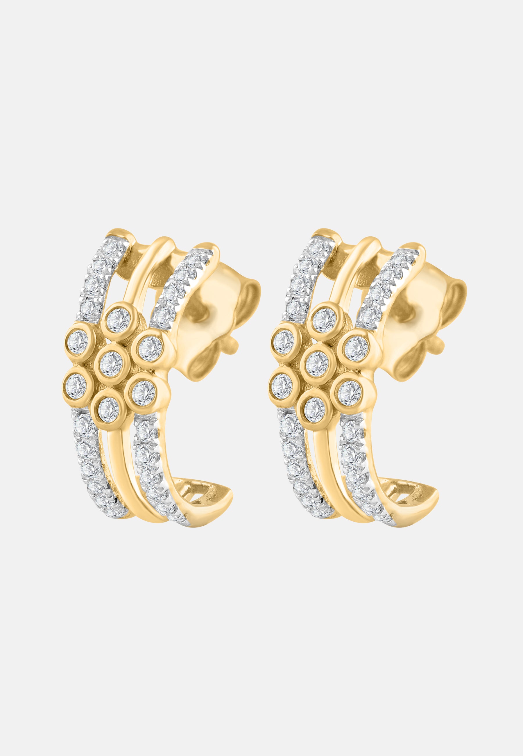 Diamant Exquis Earrings Gold