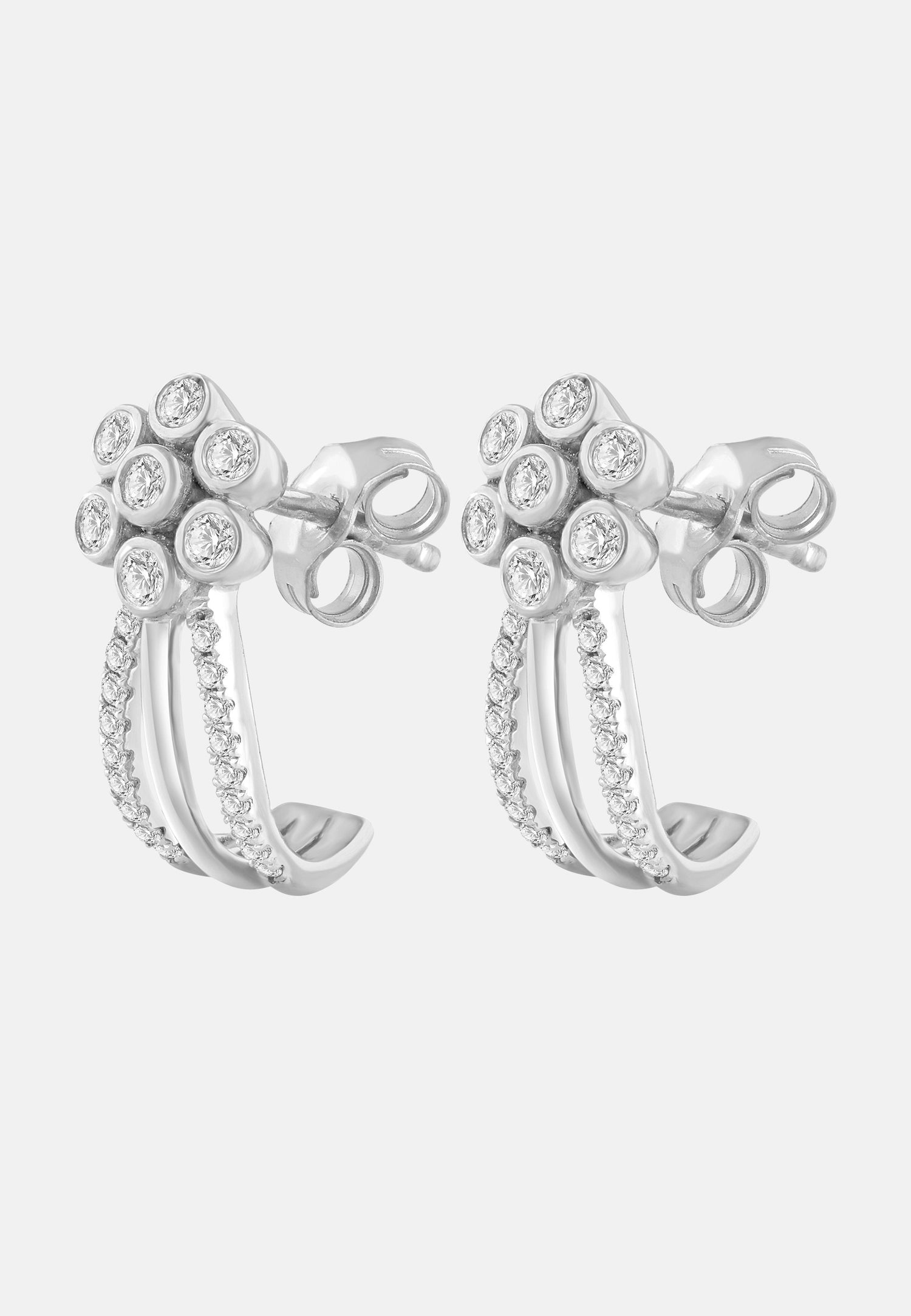 Diamant Exquis Earrings Silver