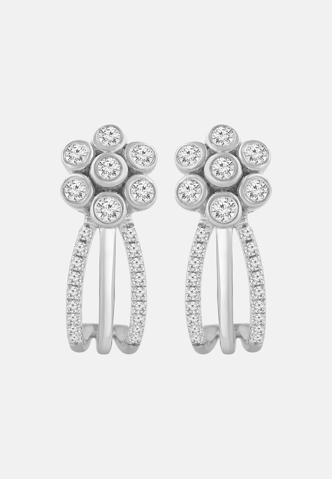 Diamant Exquis Earrings Silver