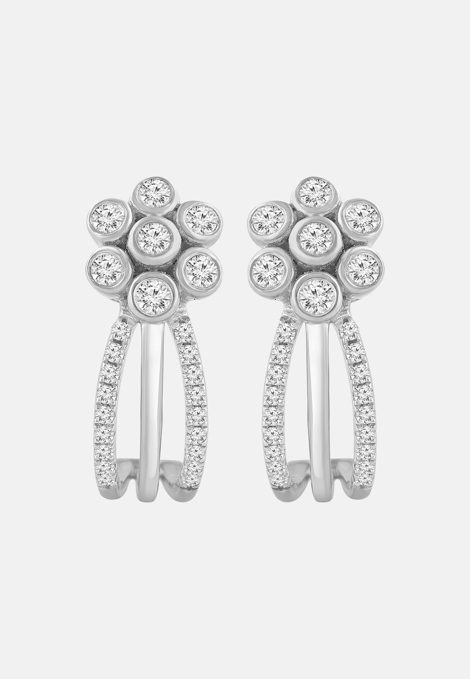 Diamant Exquis Earrings Silver