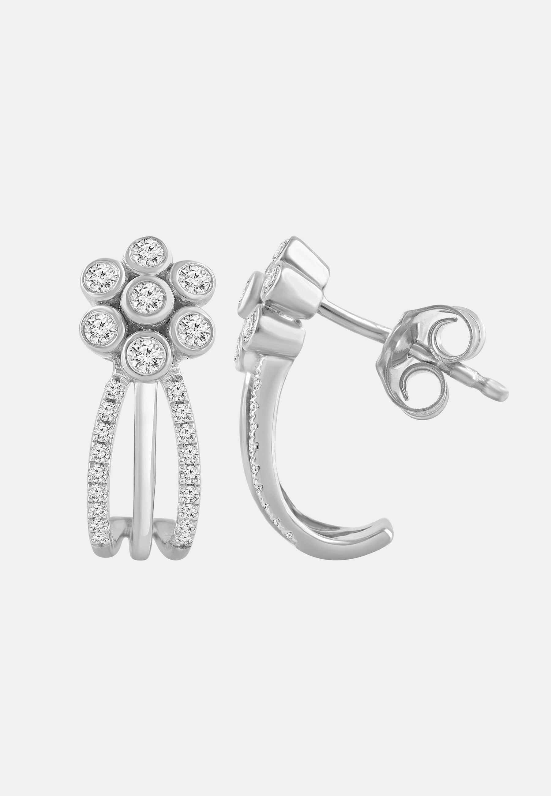 Diamant Exquis Earrings Silver