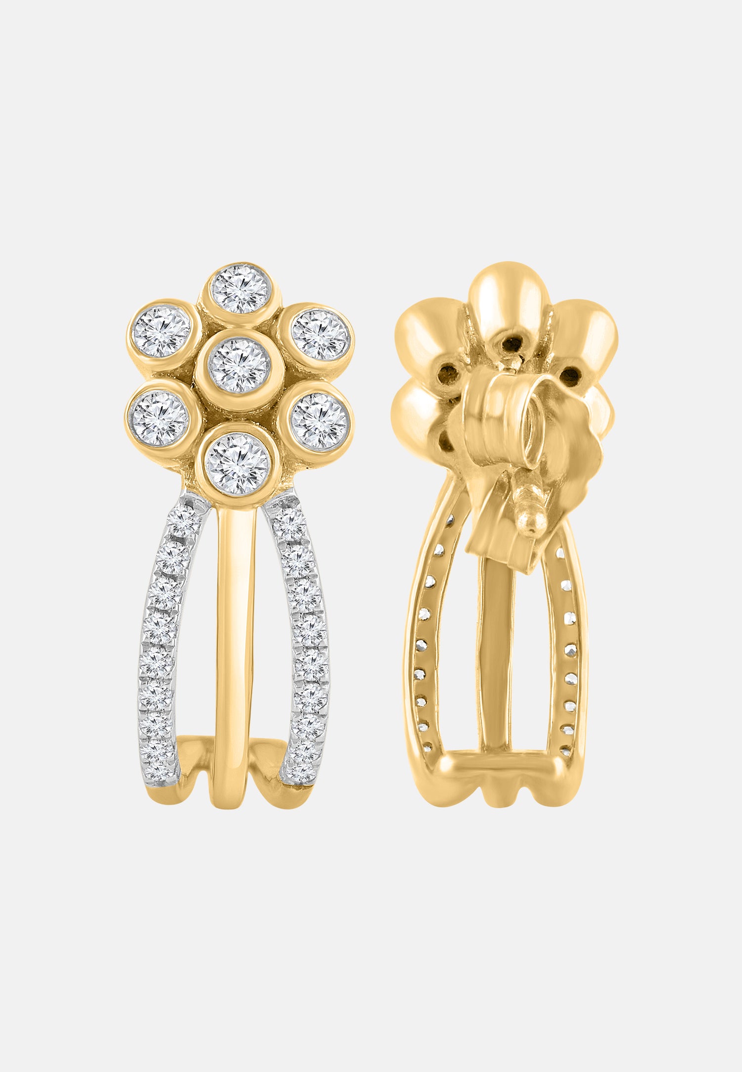 Diamant Exquis Earrings Gold
