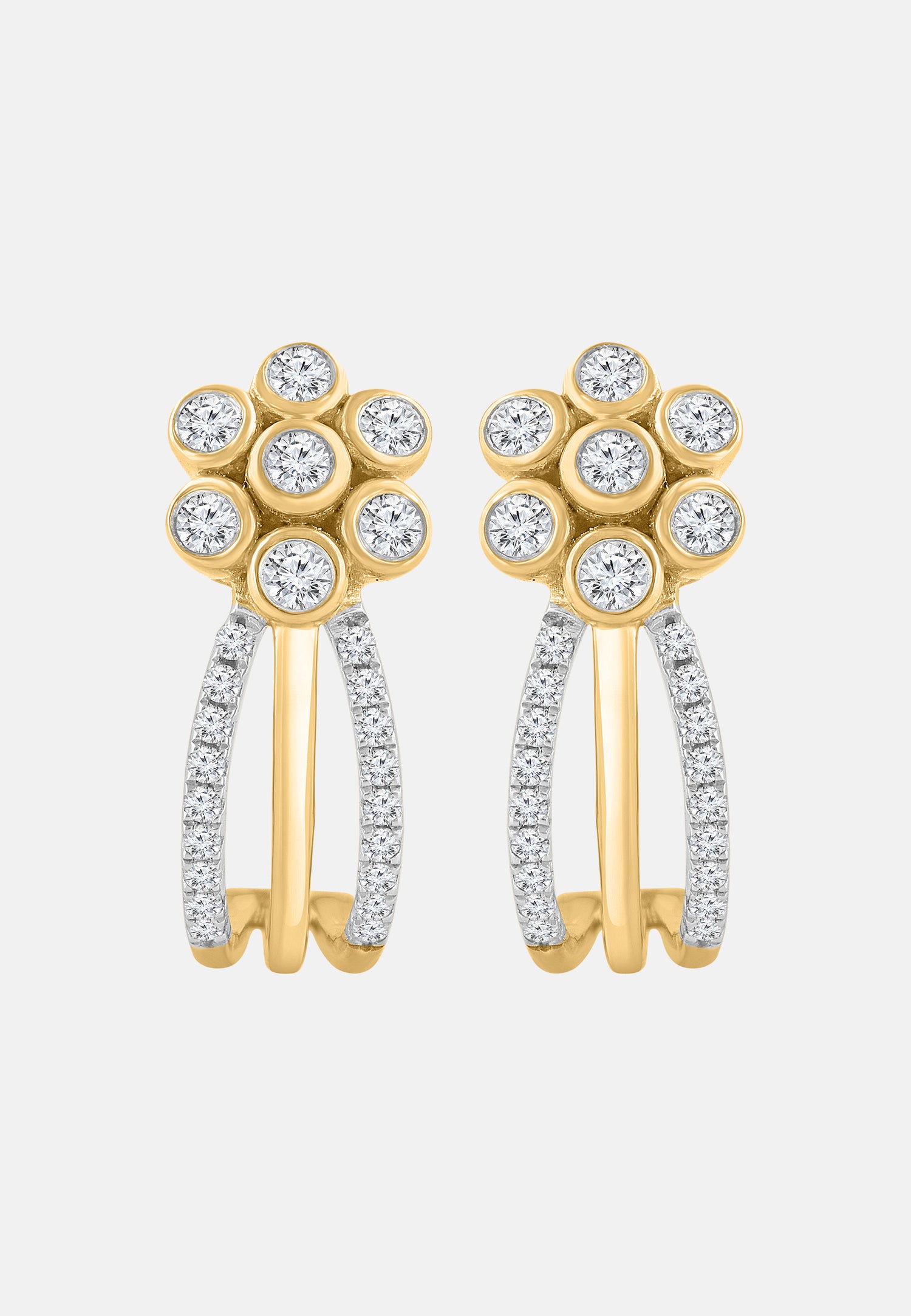 Diamant Exquis Earrings Gold