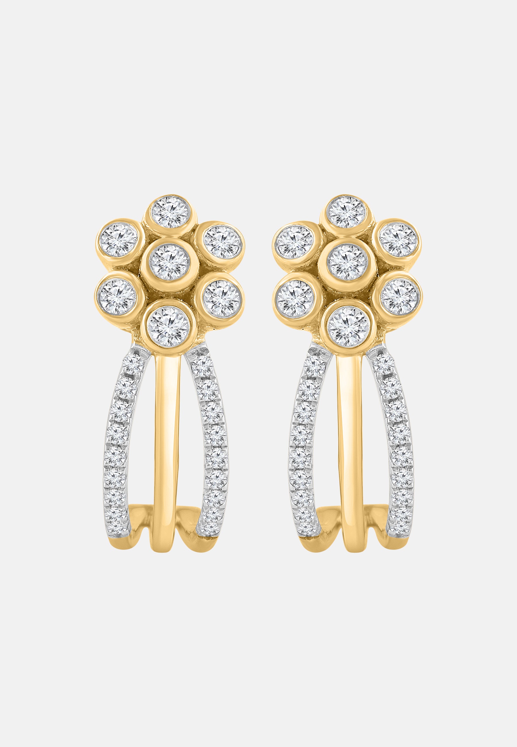 Diamant Exquis Earrings Gold