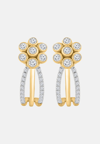 Diamant Exquis Earrings Gold