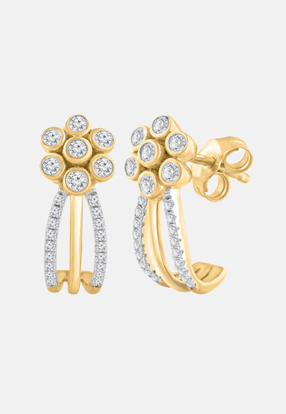 Diamant Exquis Earrings Gold
