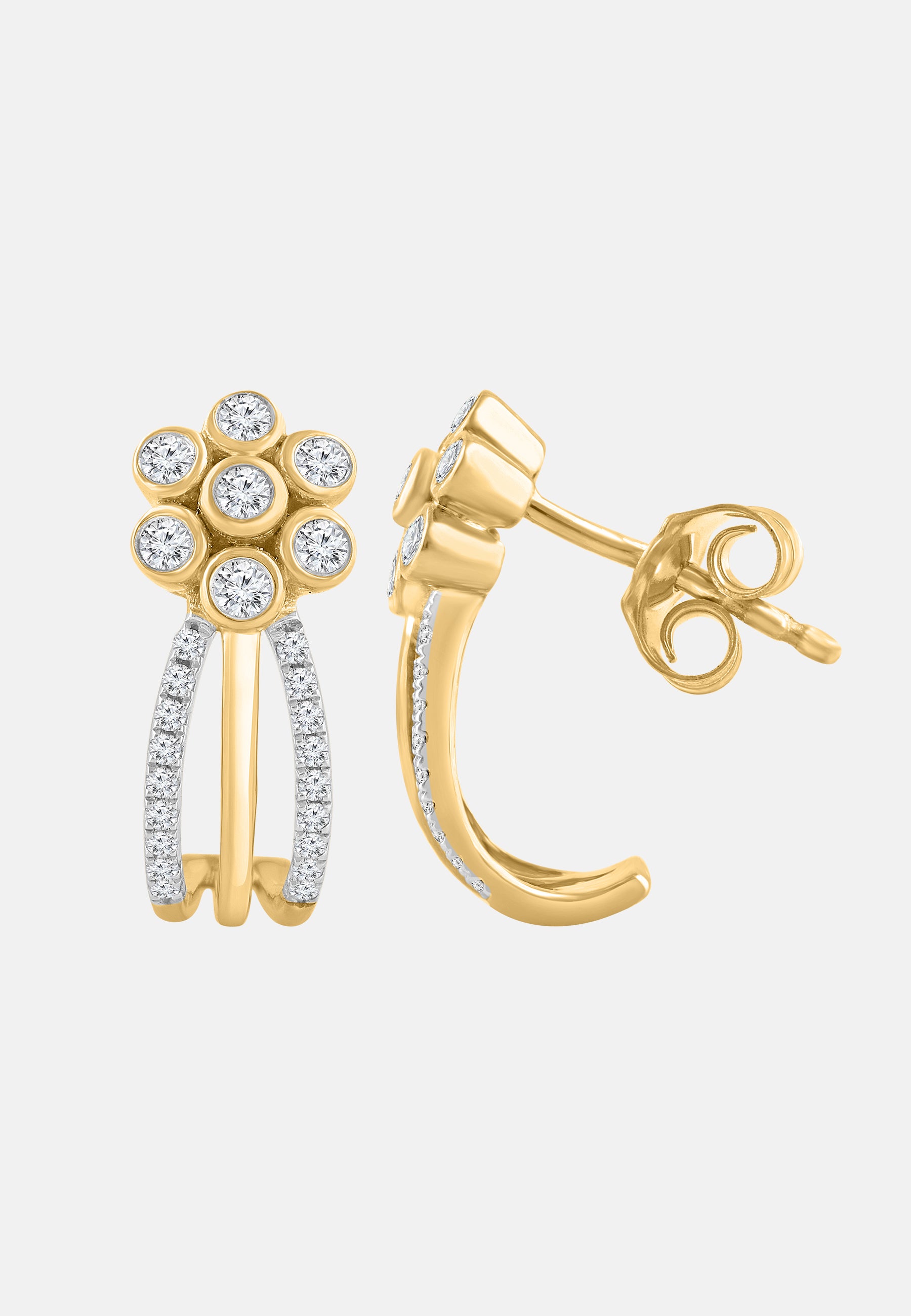 Diamant Exquis Earrings Gold