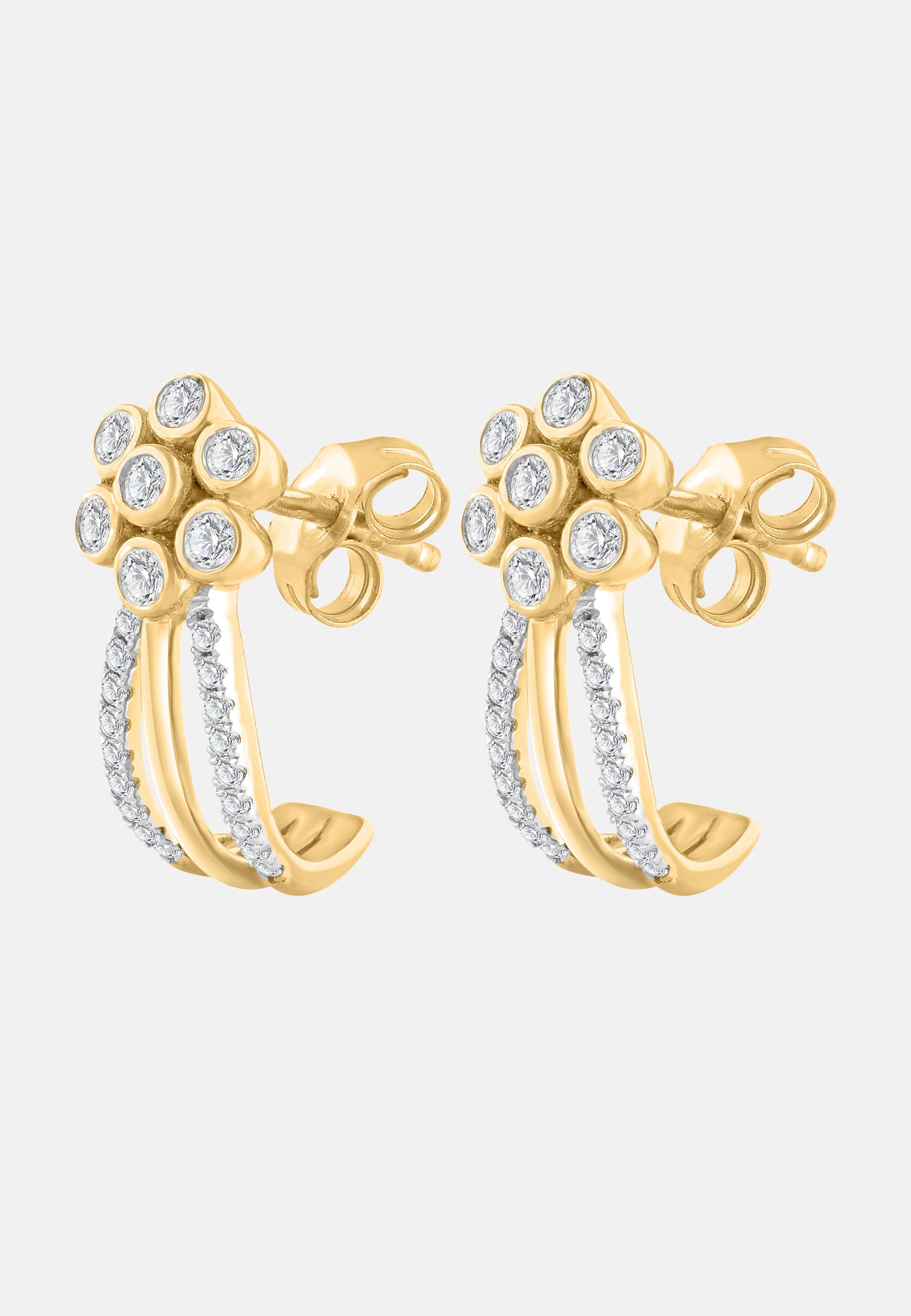 Diamant Exquis Earrings Gold