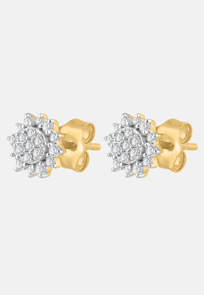 Diamant Exquis Earrings Gold