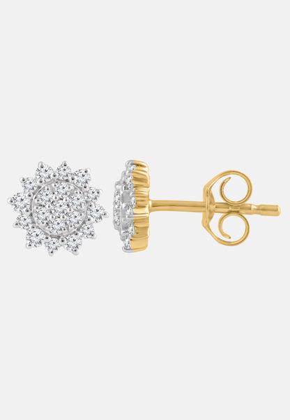 Diamant Exquis Earrings Gold