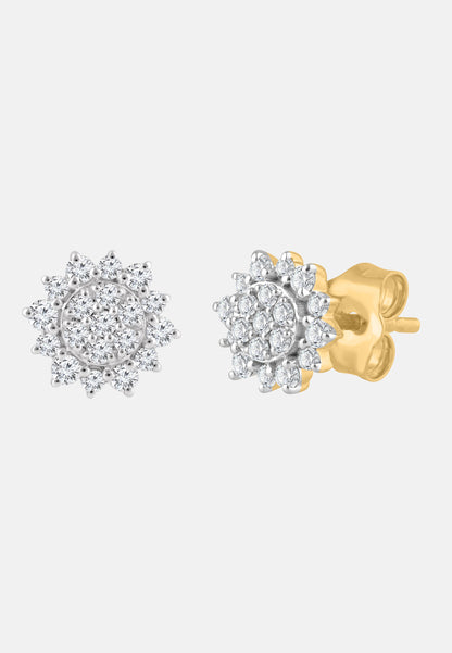 Diamant Exquis Earrings Gold