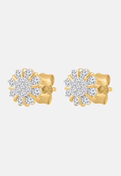 Diamant Exquis Earrings Gold