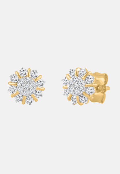 Diamant Exquis Earrings Gold