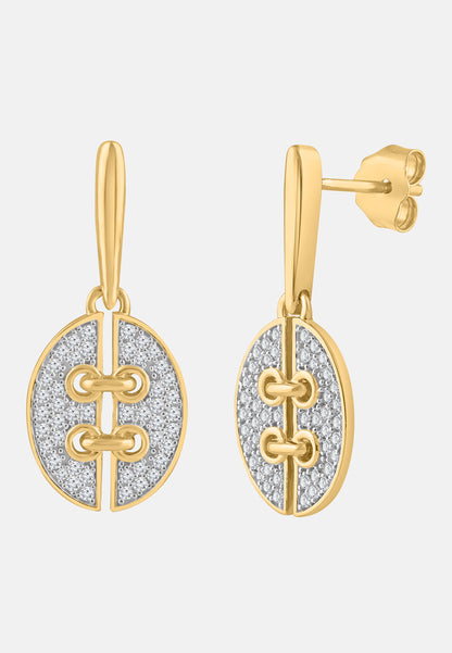 Diamant Exquis Earrings Gold