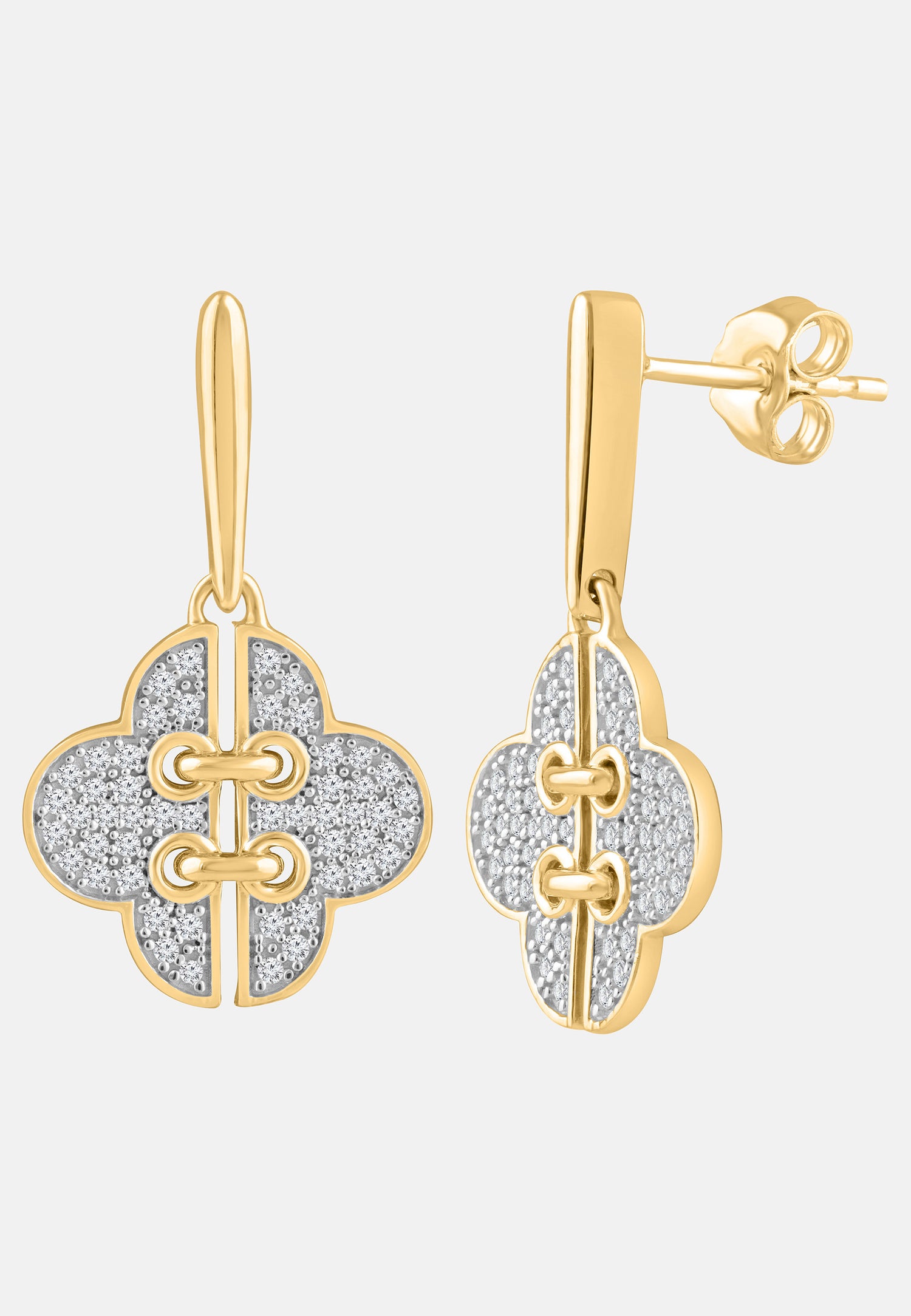 Diamant Exquis Earrings Gold
