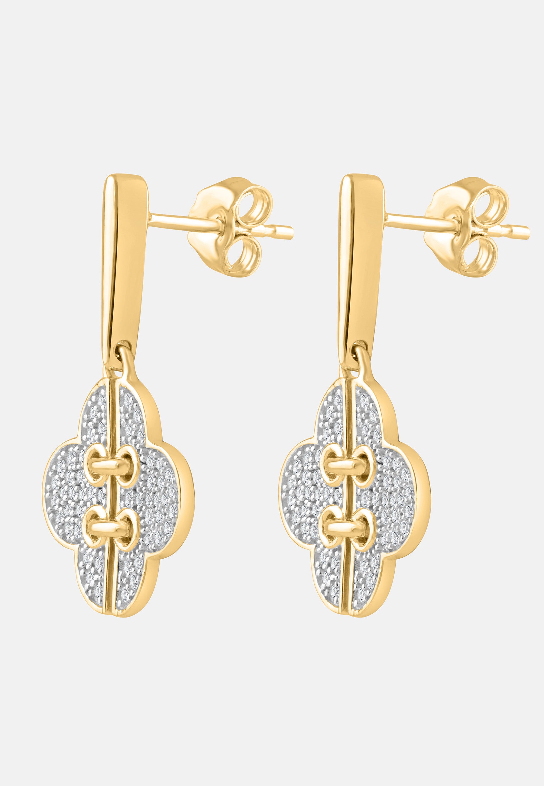 Diamant Exquis Earrings Gold