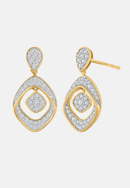 Diamant Exquis Earrings Gold
