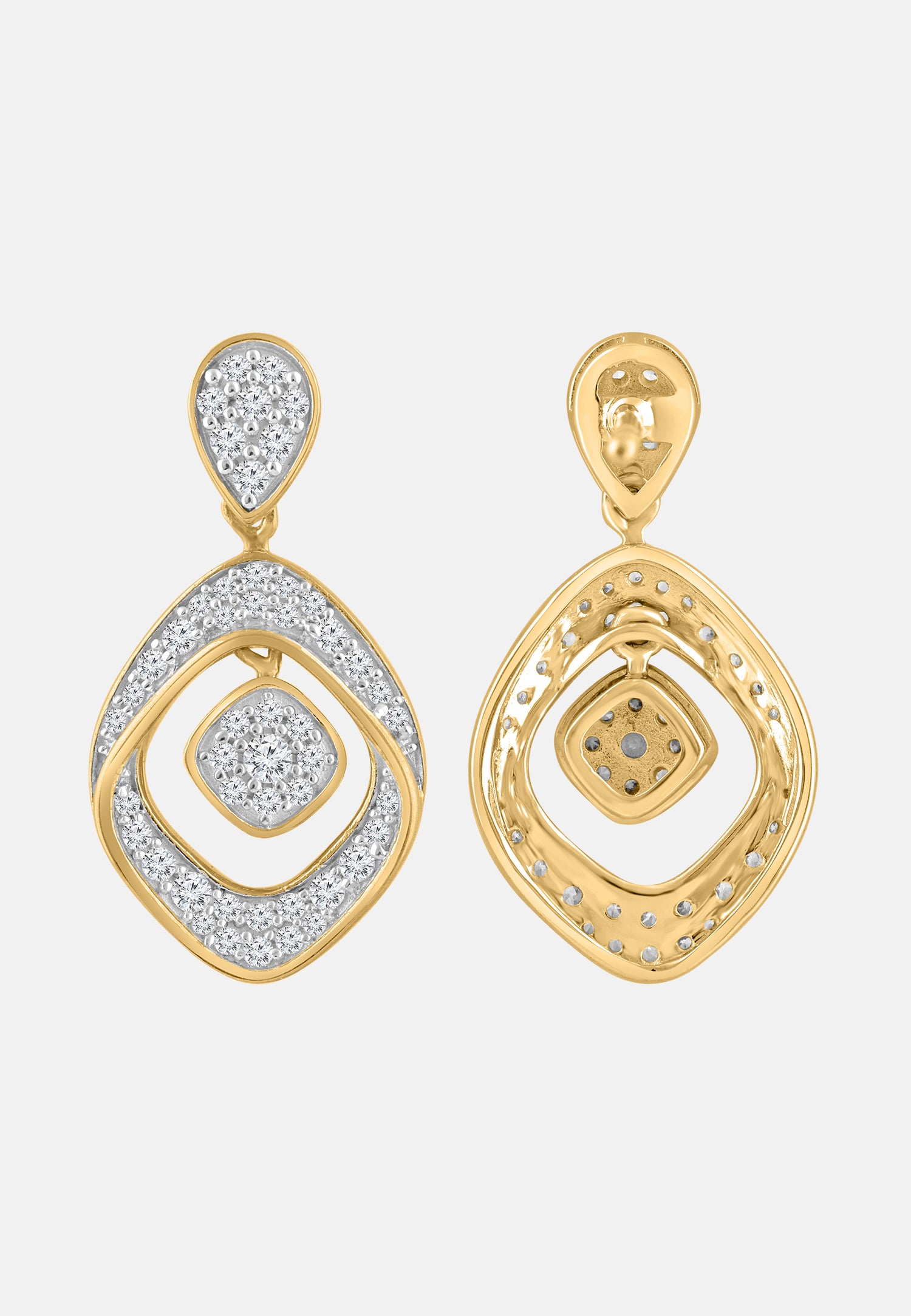 Diamant Exquis Earrings Gold