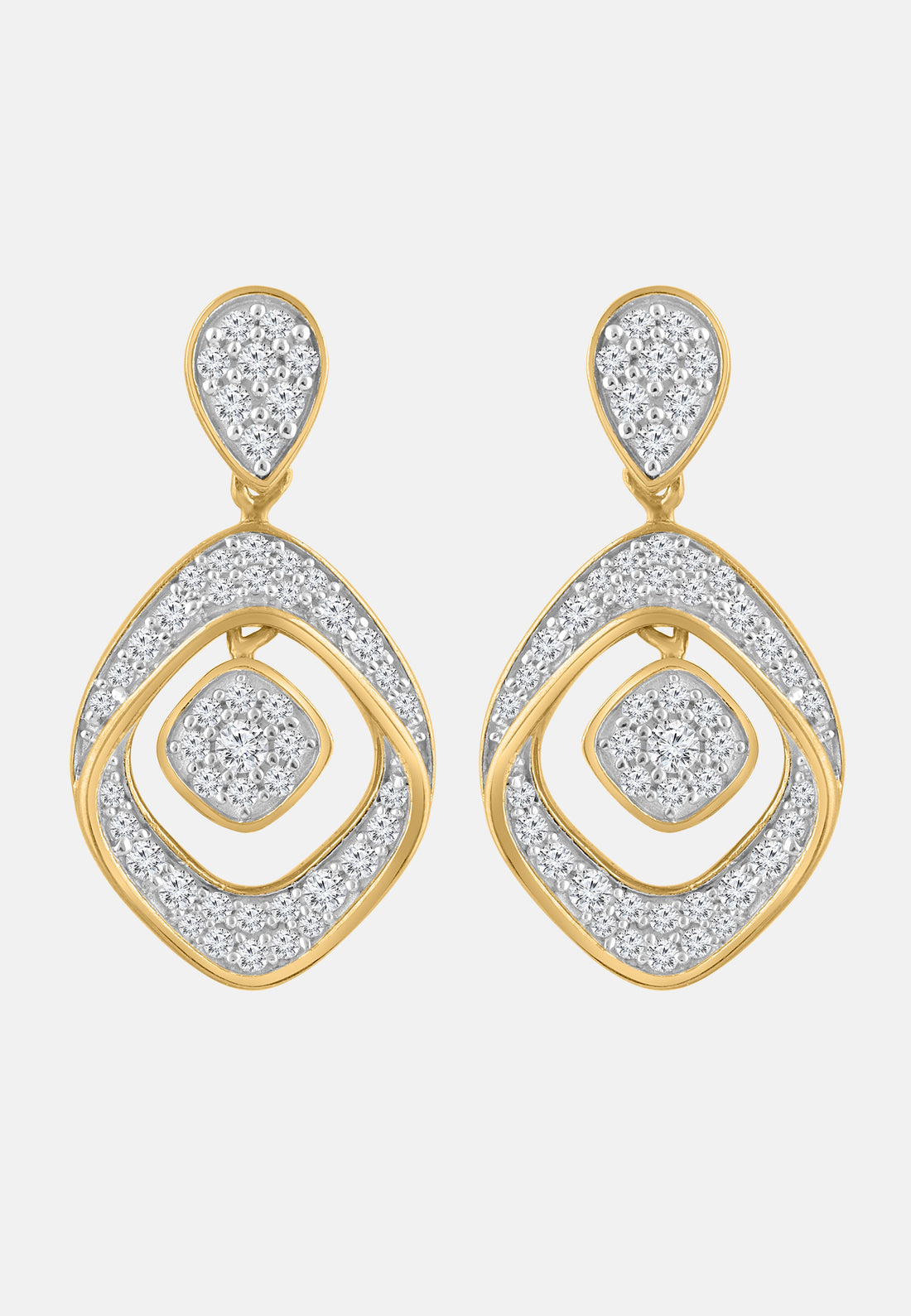 Diamant Exquis Earrings Gold