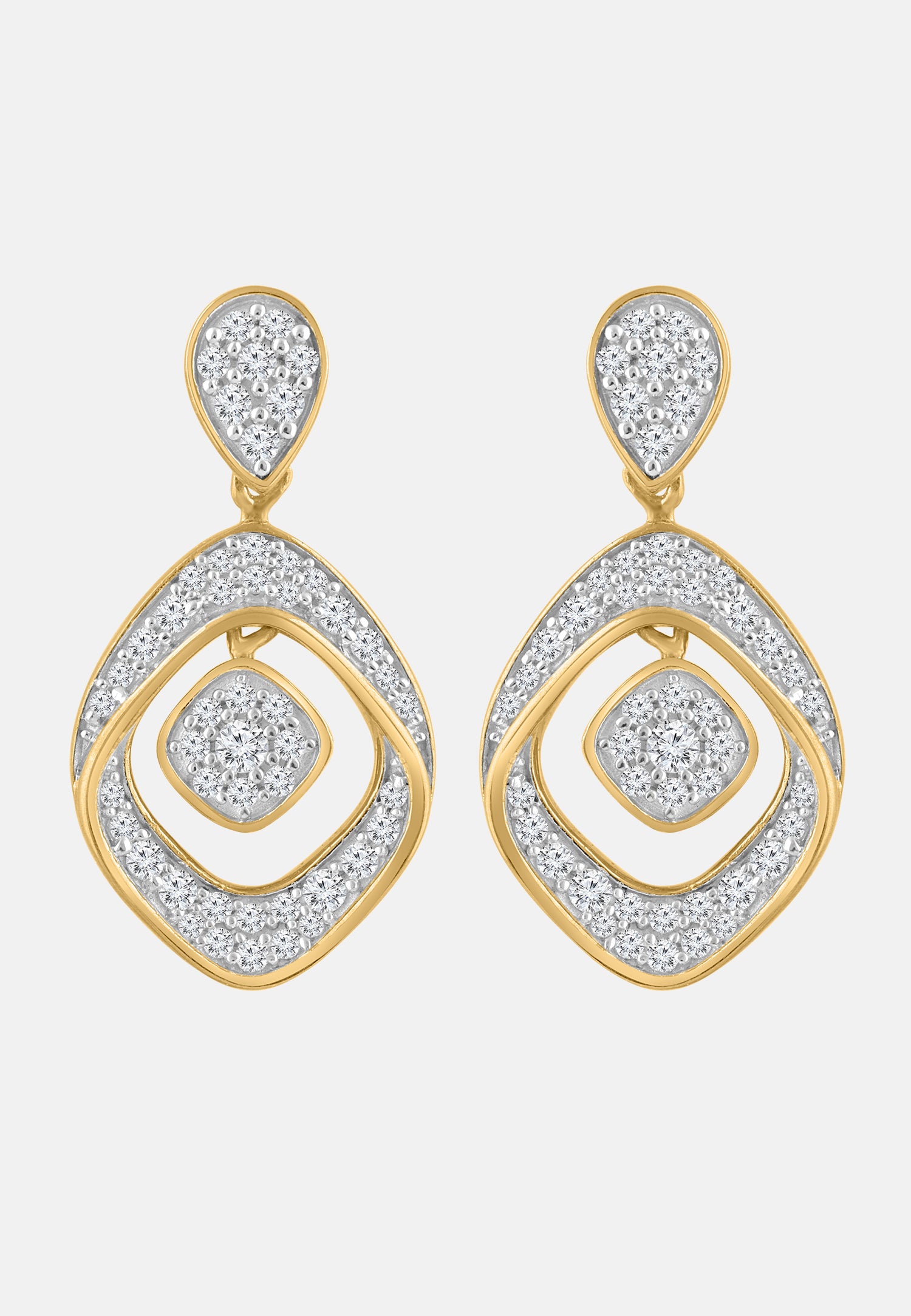 Diamant Exquis Earrings Gold