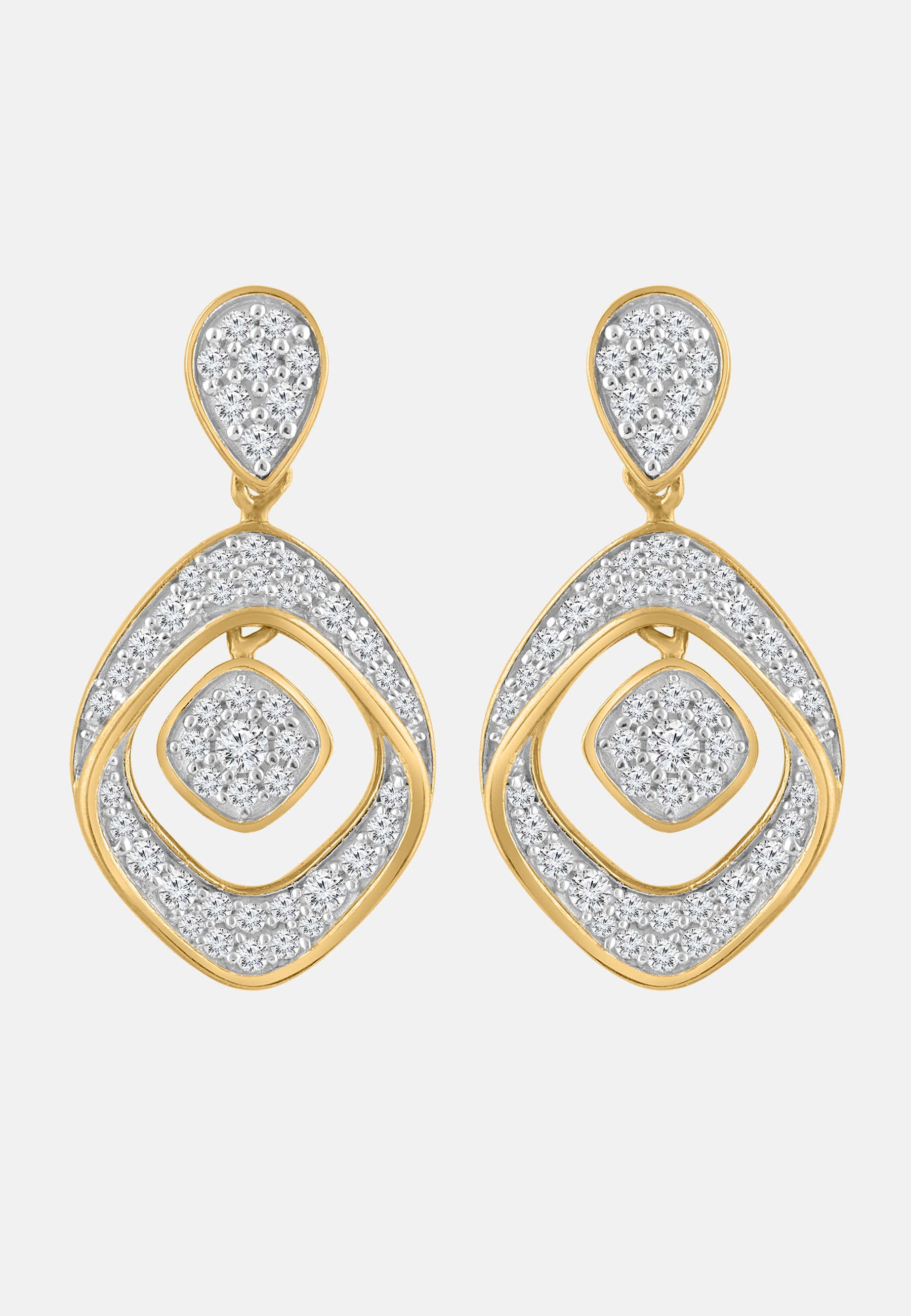 Diamant Exquis Earrings Gold
