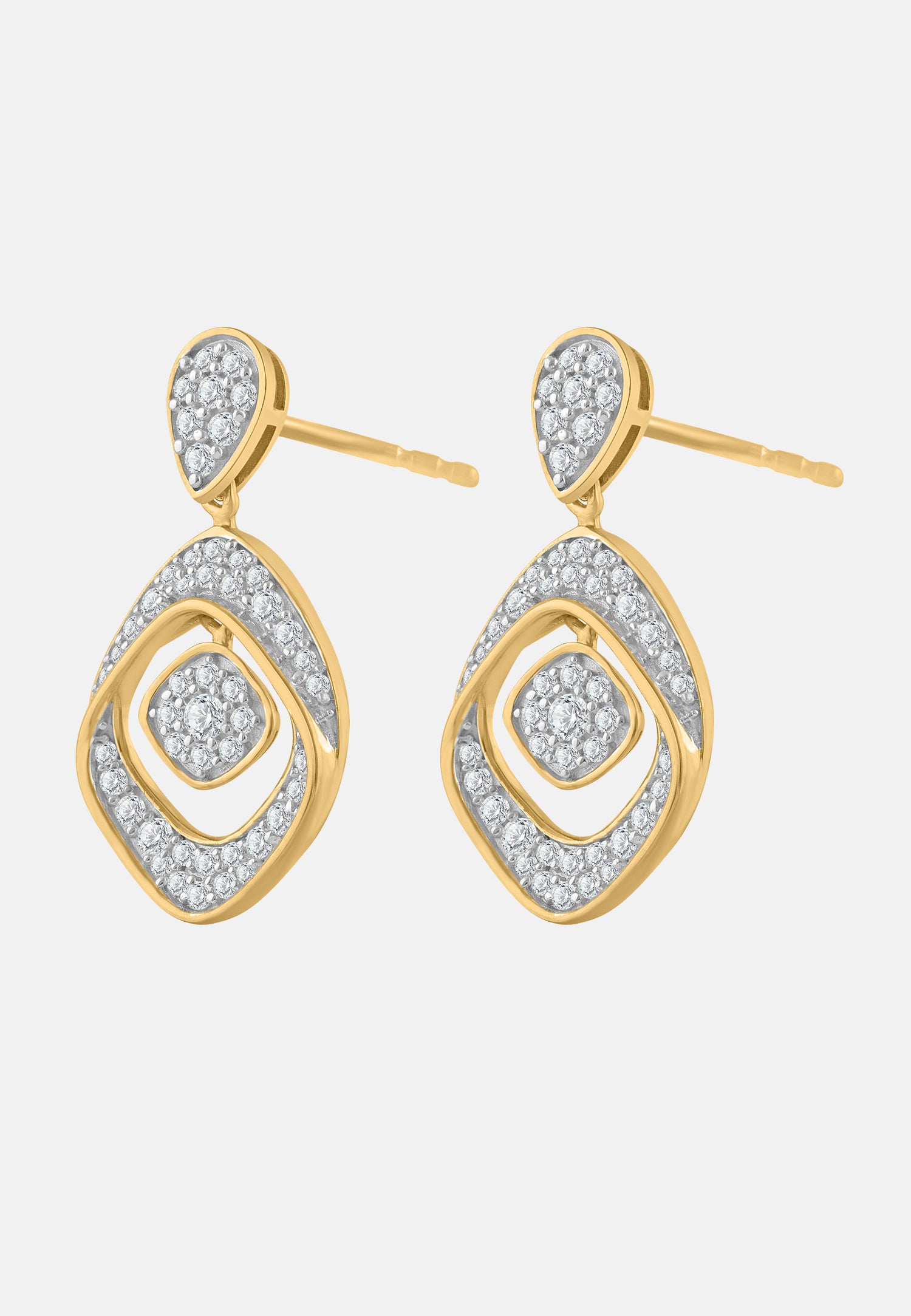 Diamant Exquis Earrings Gold