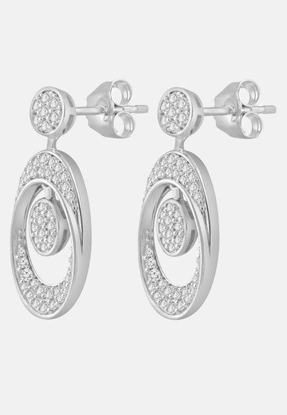 Ohrringe aus 585 Weißgold mit Diamant