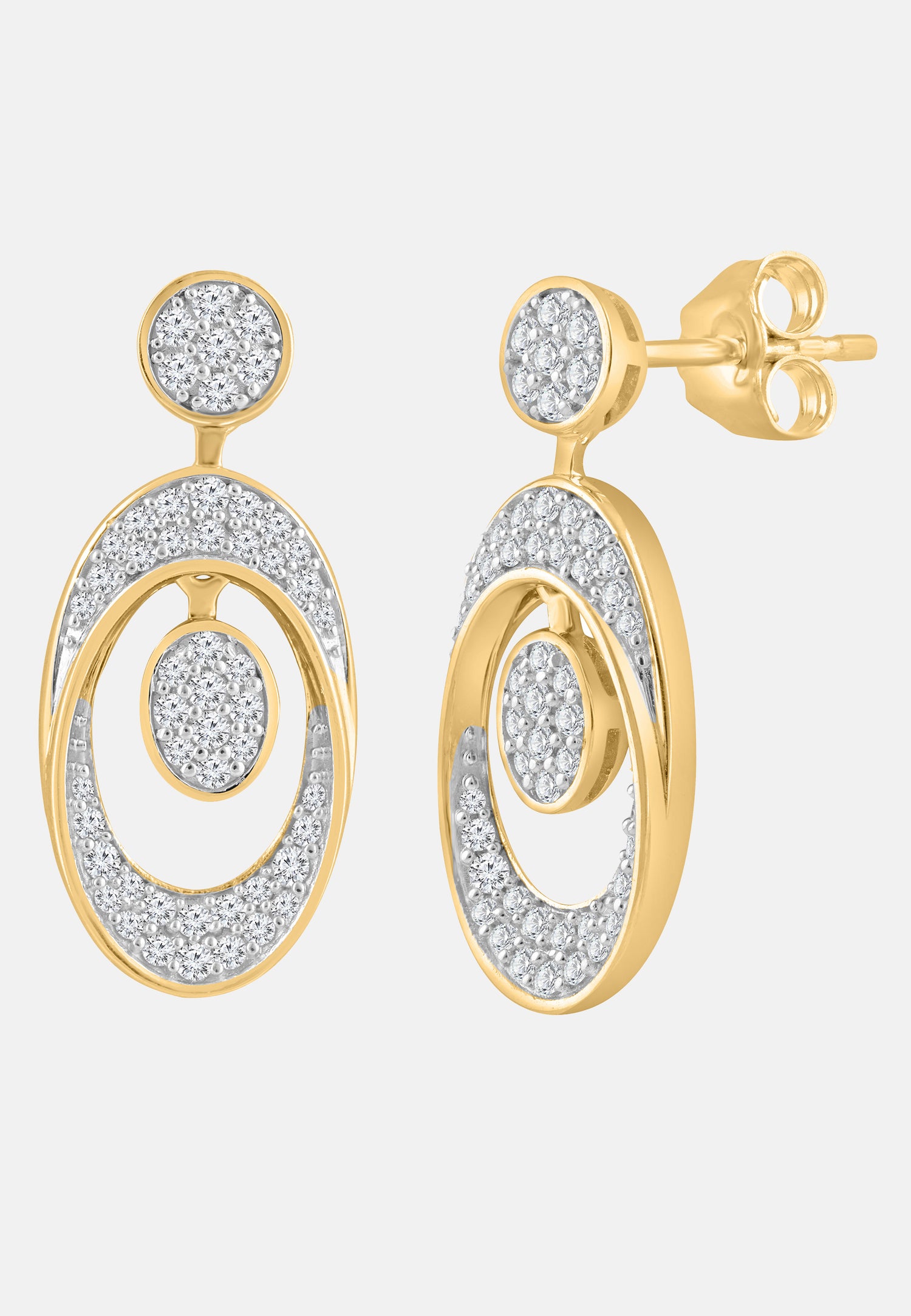 Diamant Exquis Earrings Gold