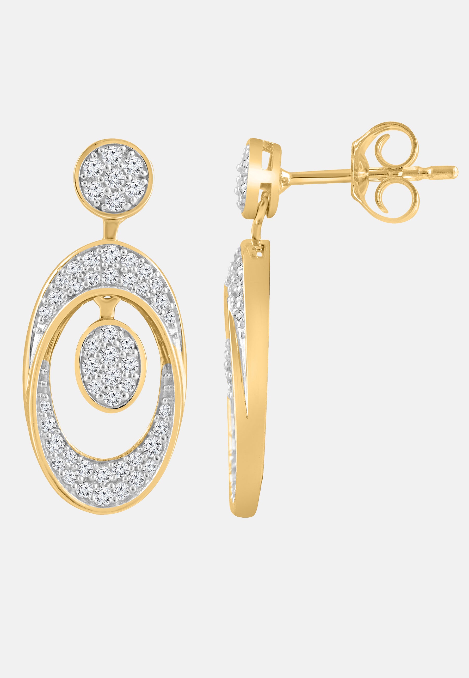 Diamant Exquis Earrings Gold