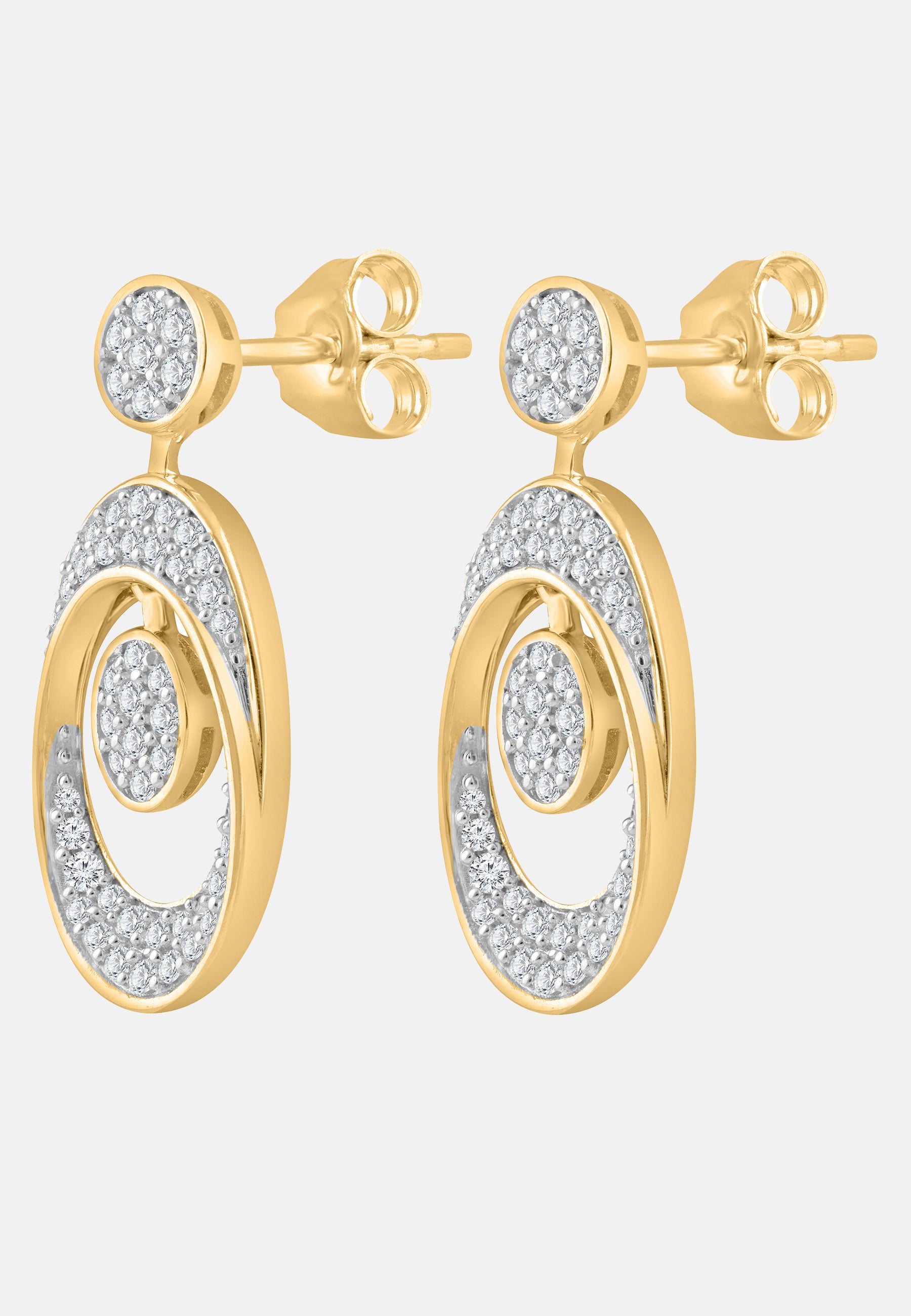 Diamant Exquis Earrings Gold
