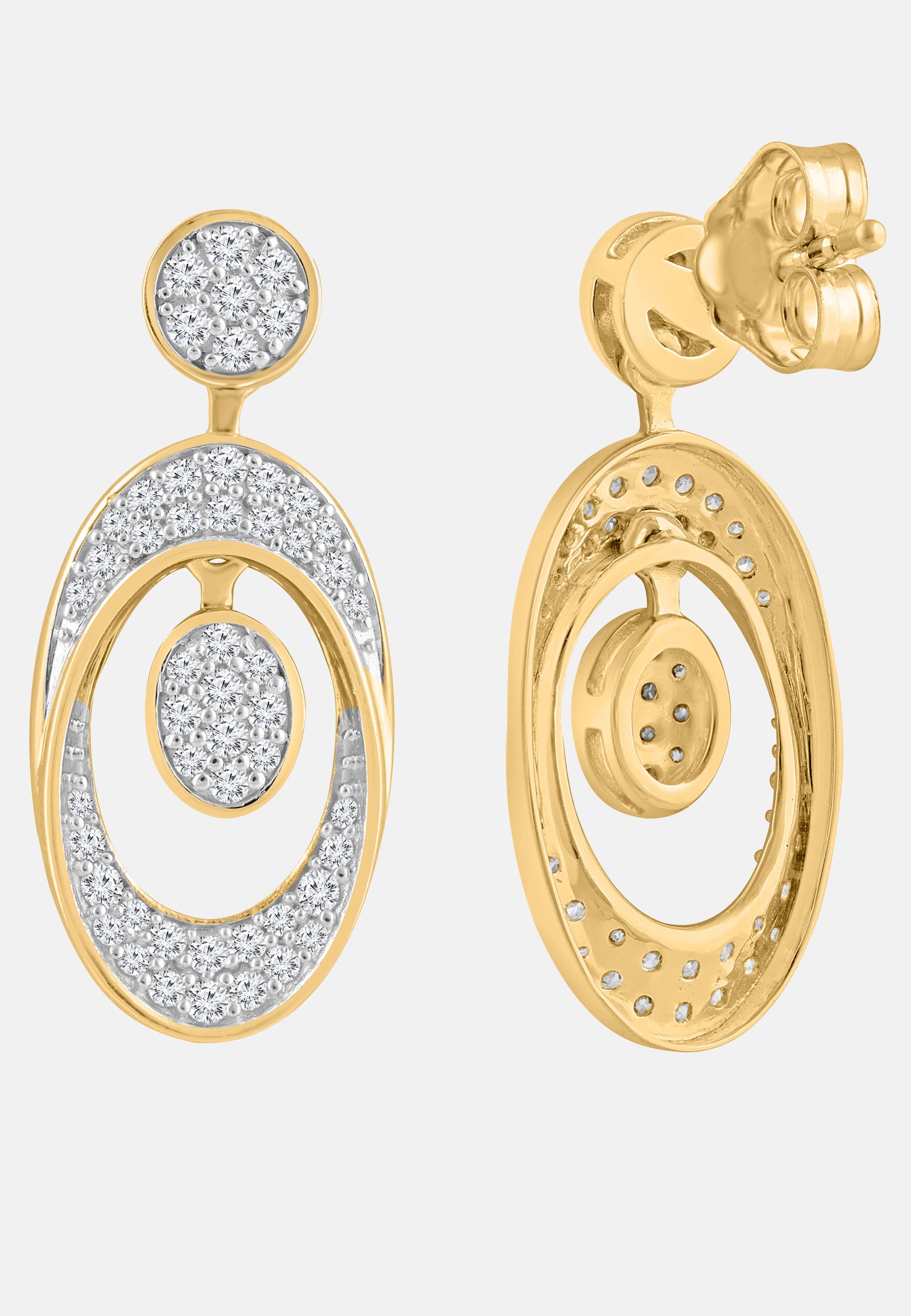 Diamant Exquis Earrings Gold