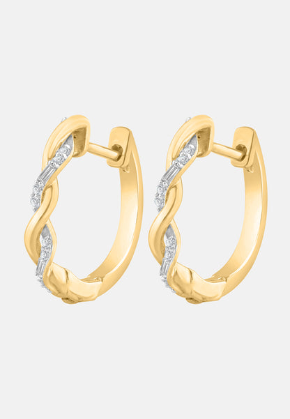 Diamant Exquis Earrings Gold