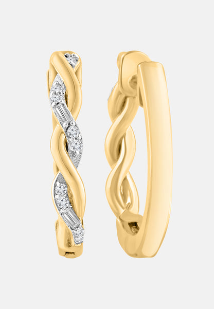 Diamant Exquis Earrings Gold