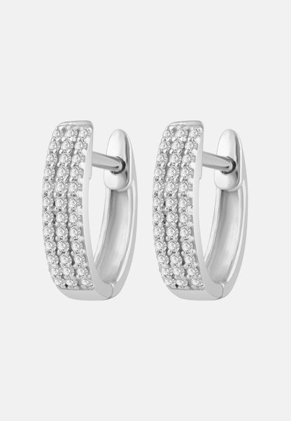 Diamant Exquis Earrings Silver