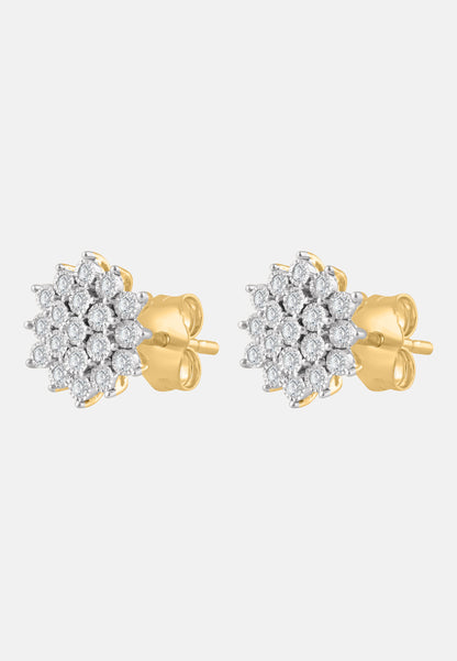 Diamant Exquis Earrings Gold