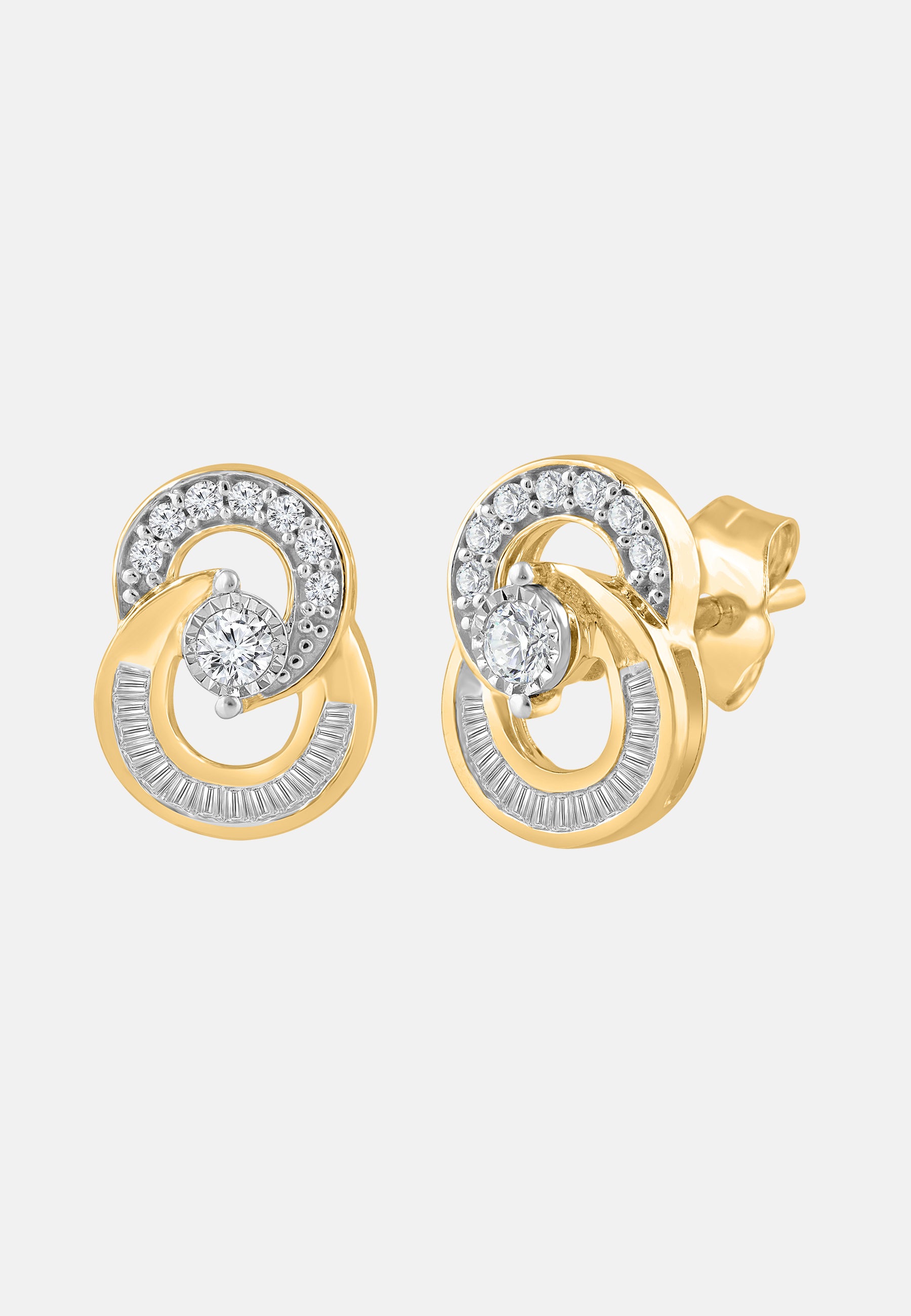 Diamant Exquis Earrings Yellow gold