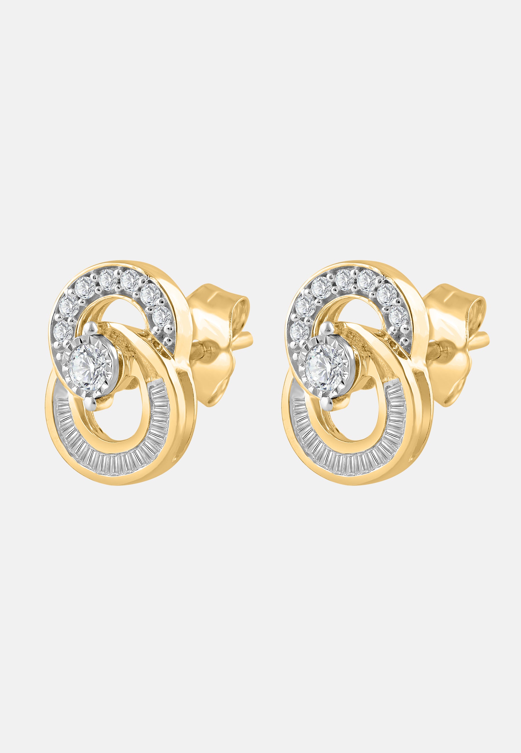 Diamant Exquis Earrings Yellow gold