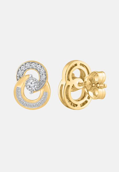 Diamant Exquis Earrings Yellow gold