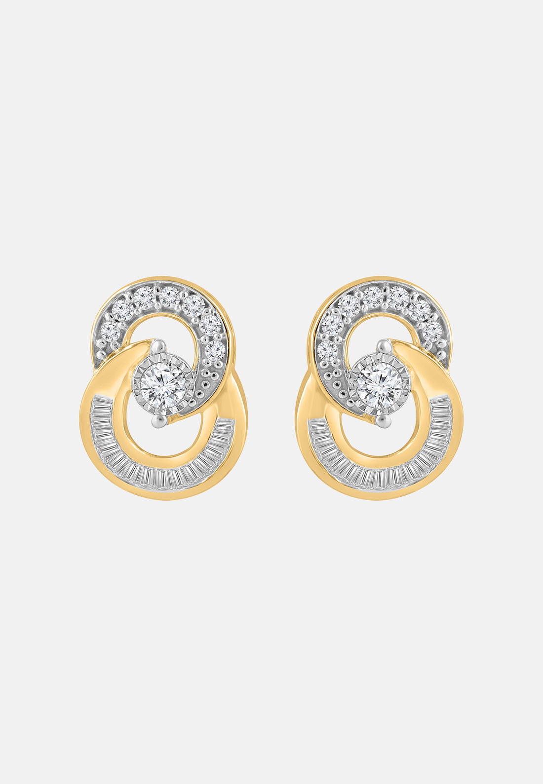 Diamant Exquis Earrings Yellow gold