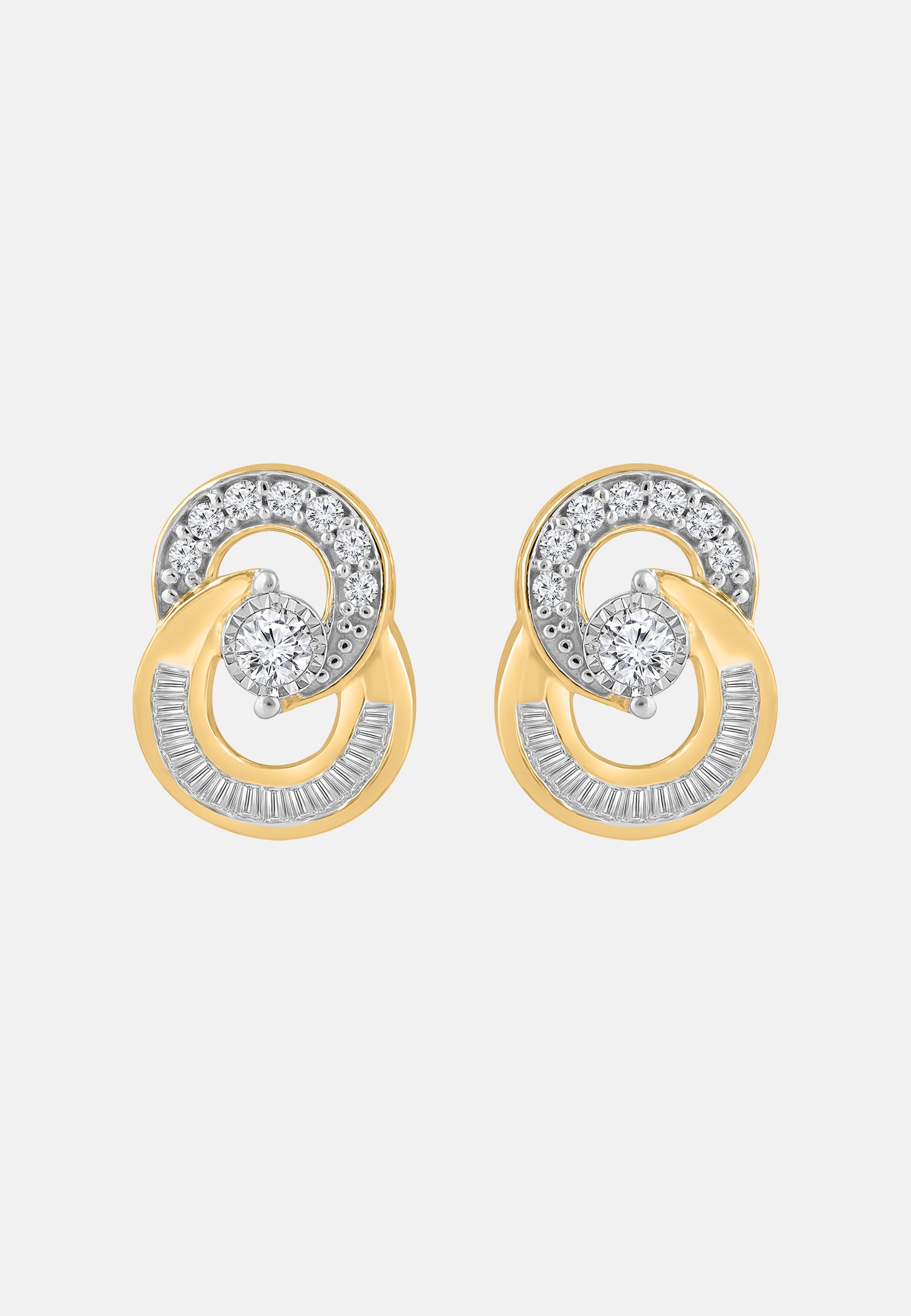 Diamant Exquis Earrings Yellow gold