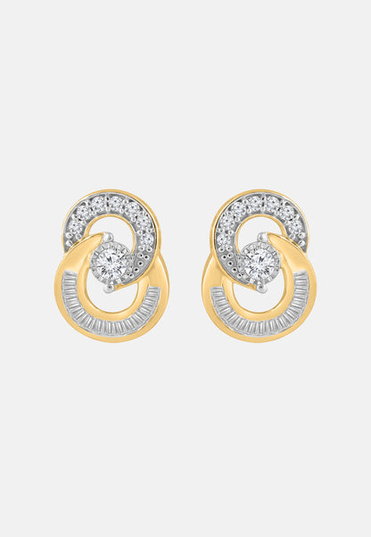 Diamant Exquis Earrings Yellow gold