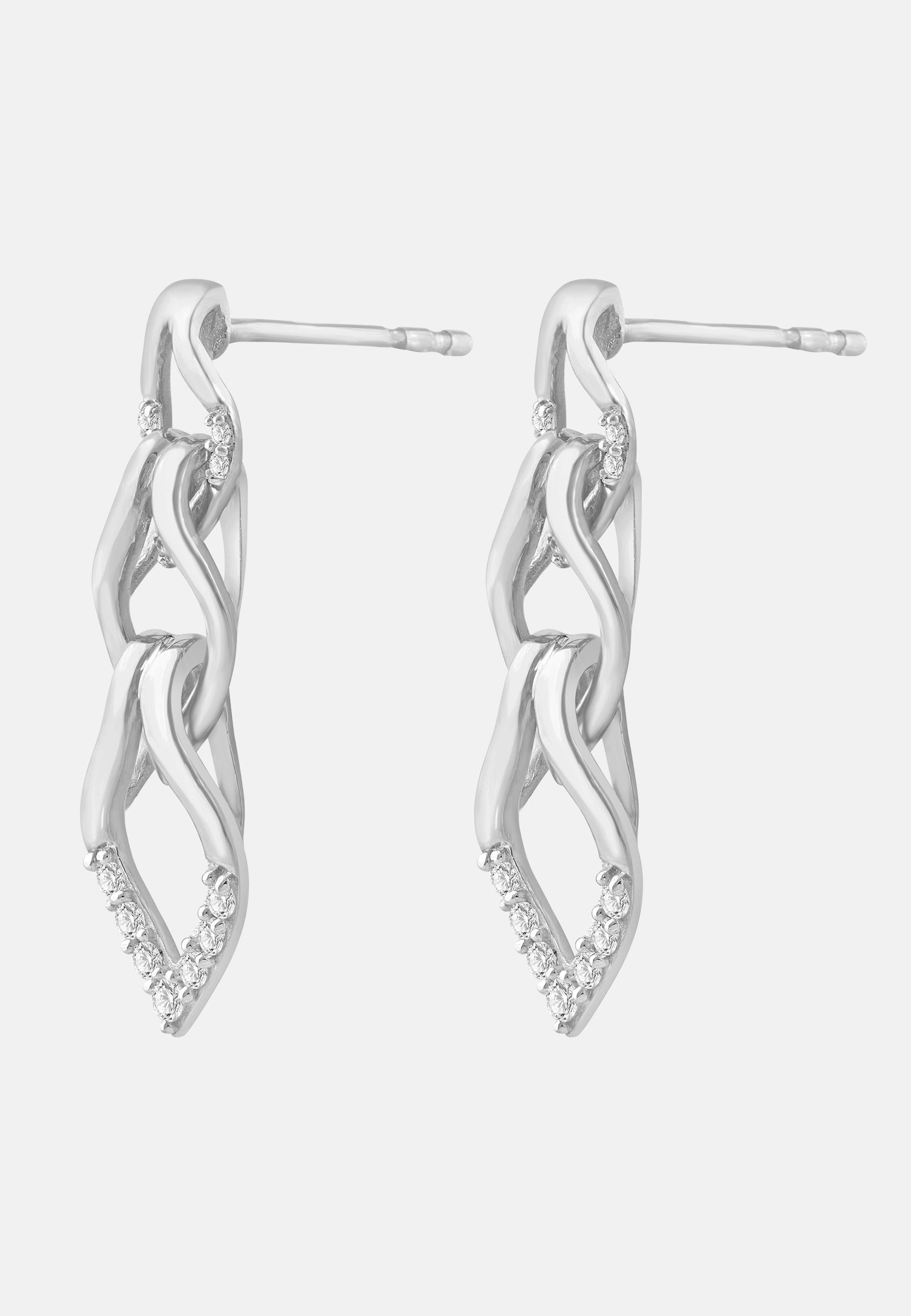 Diamant Exquis Earrings Silver
