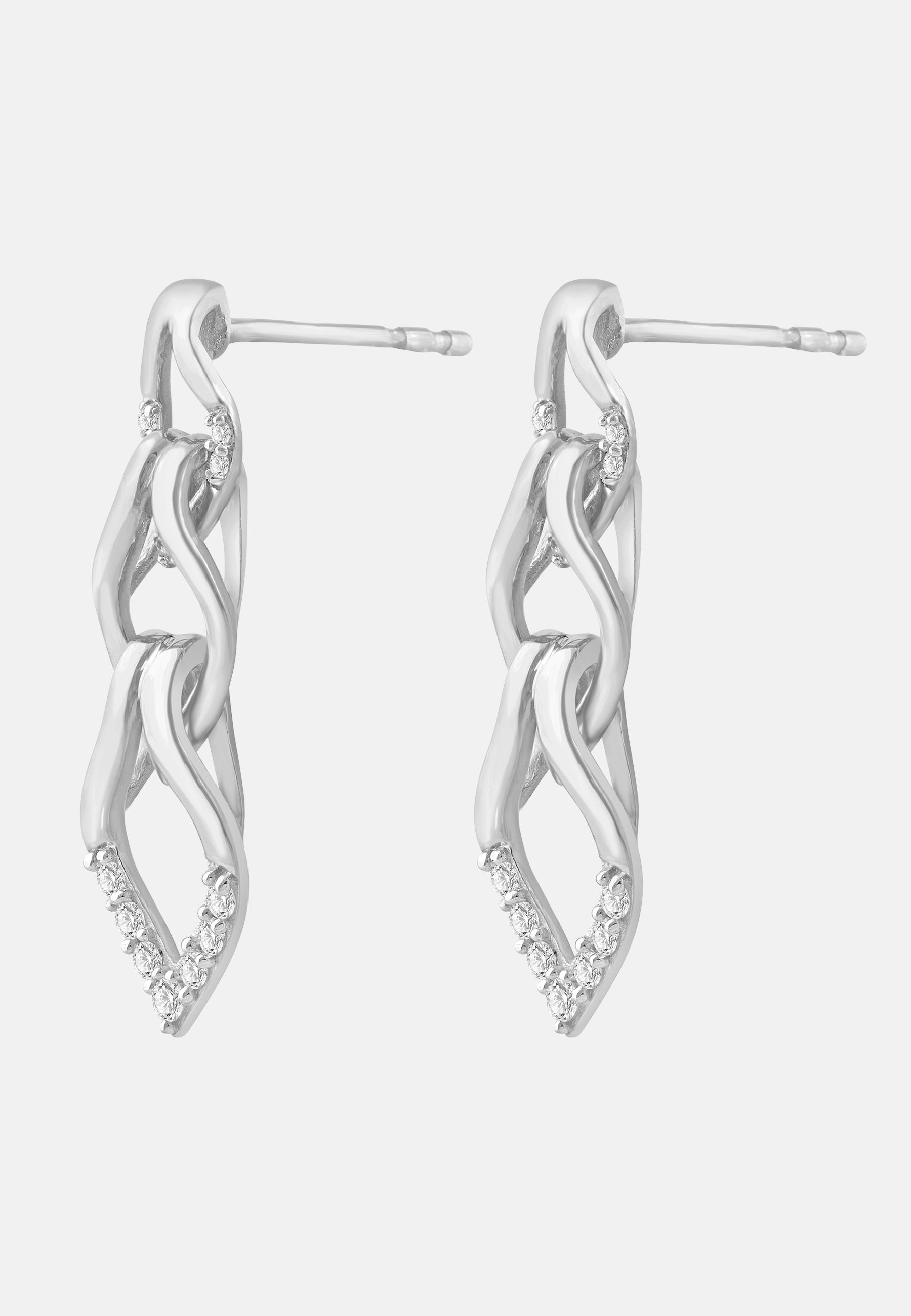 Diamant Exquis Earrings Silver