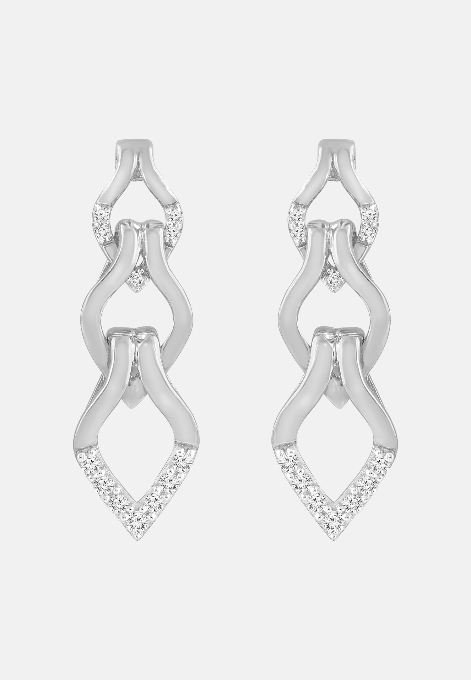 Diamant Exquis Earrings Silver