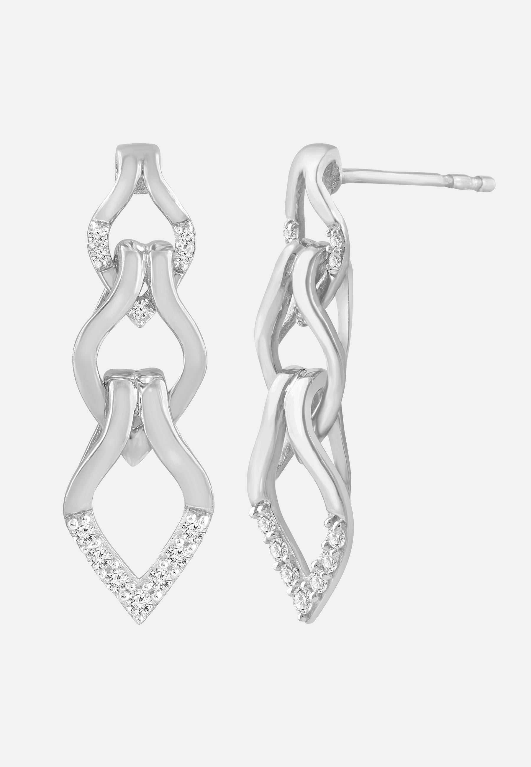 Diamant Exquis Earrings Silver